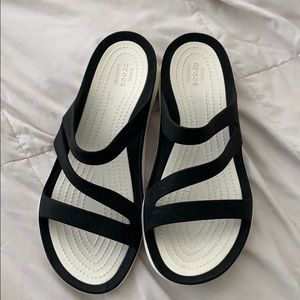 Croc sandals